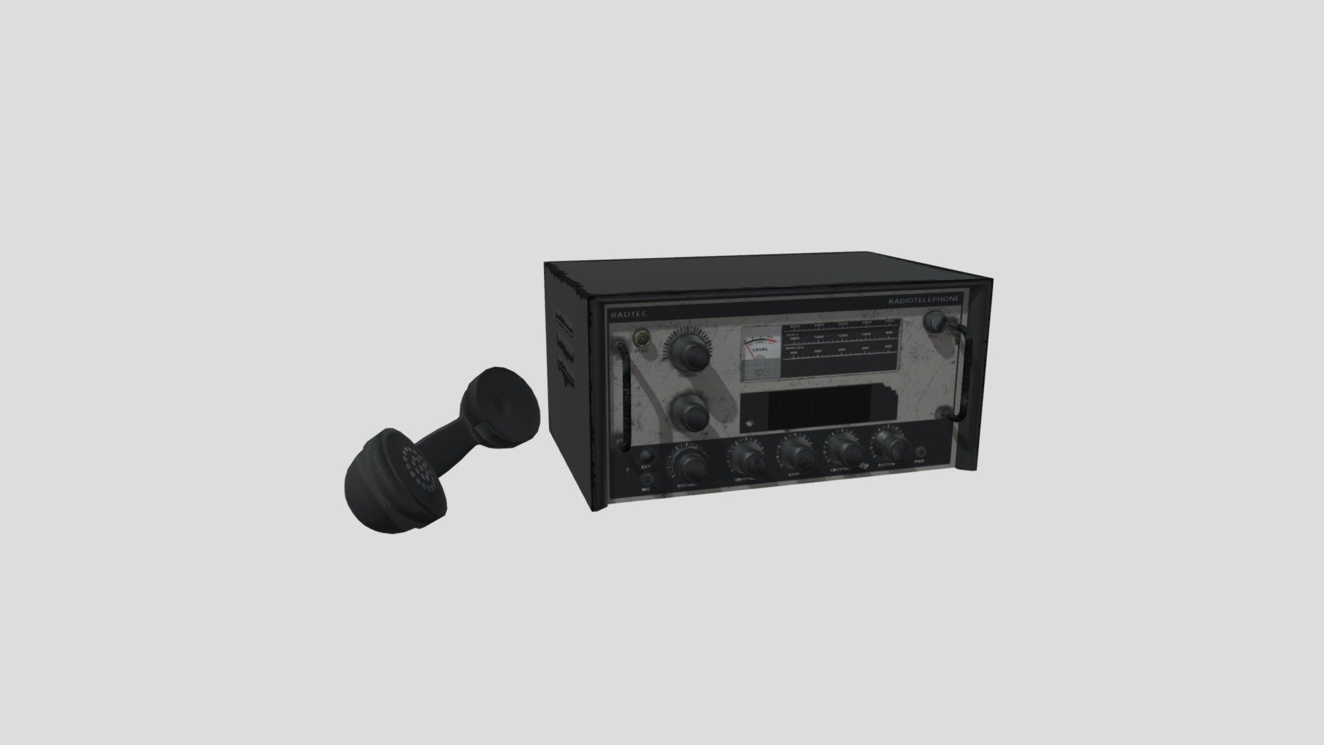 Game asset for a game I'm working on.
Modelled in Blender and textured using Quixel 2.0 - Old radio - 3D model by Skan 3d model