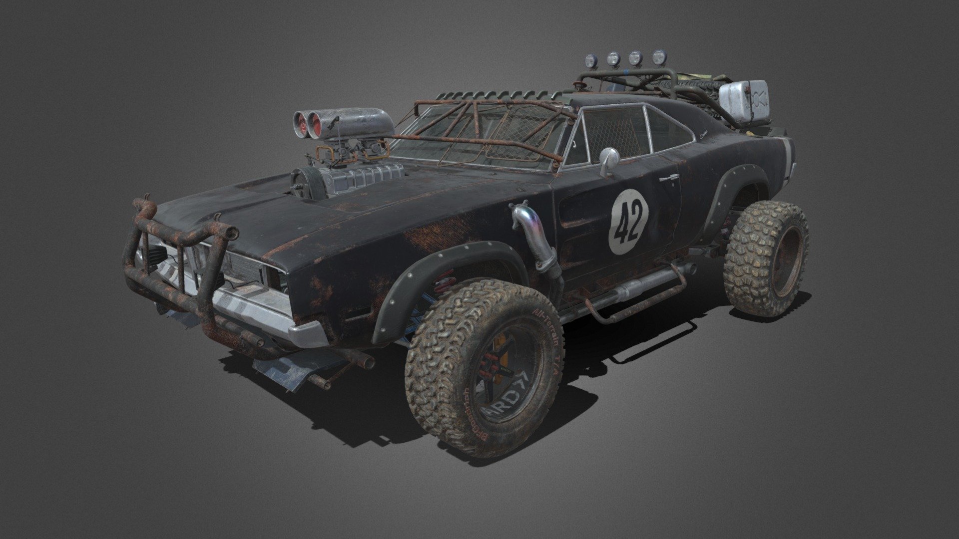 Car for offroad racing.

More at https://www.artstation.com/shawn_michaels - Rally Car - 3D model by shawn_michaels 3d model