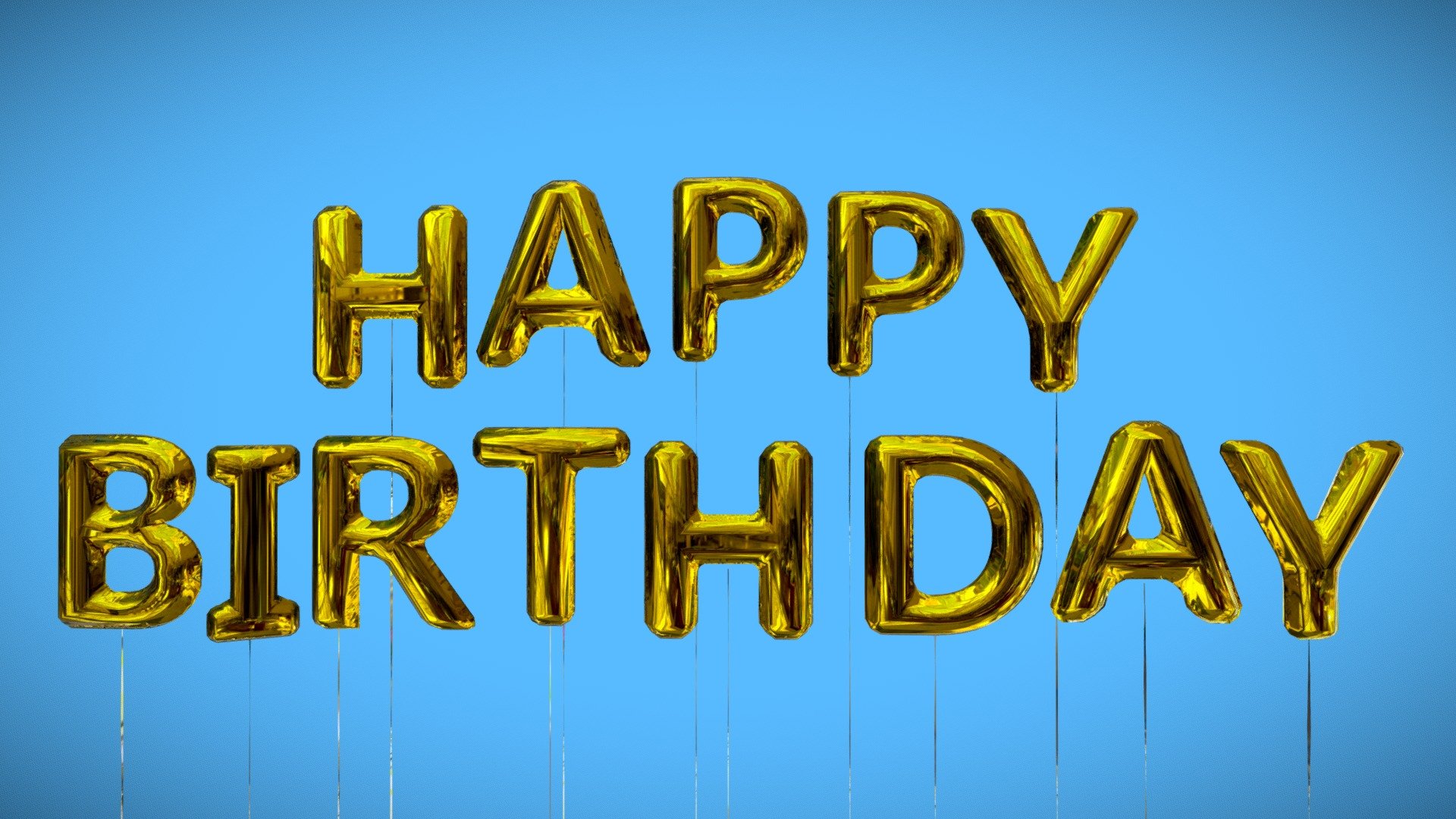 Happy Birthday Balloon Letters
Created in 3dsMax
Substance Painter

Animation - geometry only, no bone rig - Birthday Balloons - Animated - Buy Royalty Free 3D model by Phil Gornall (@philgornall1967) 3d model