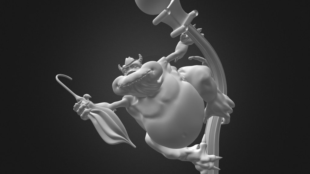 Model made for a personal illustration work as tribute to the great Spanish illustrator Alfonso Azpiri and his character MOT (Movimientos Orgánicos Telúricos). You can see the final work here: https://youtu.be/ZODVUvfiQhk - Mot - 3D model by oscargrafias 3d model