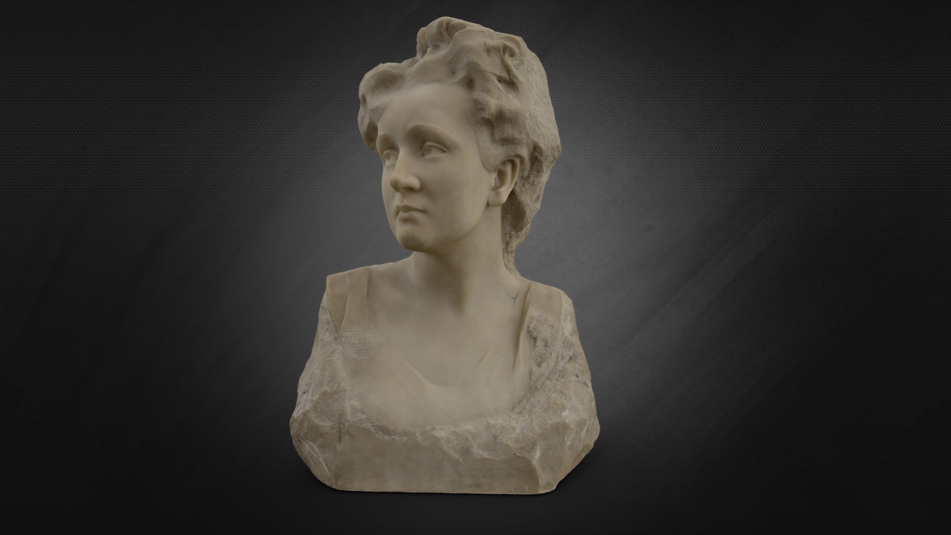 Stróbl Alajos - A művész felesége - 3D model by Museum of Fine Arts, Budapest (@mfab) 3d model