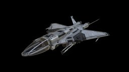 Hi-Rez Spaceships Creator Sample fighter, sci, fi, spacecraft, shooter, up, module, ready, em, aircraft, boss, jet, shooting, shmup, bossship, asset, pbr, lowpoly, mobile, sci-fi, plane, ship, concept, modular, space, spaceship