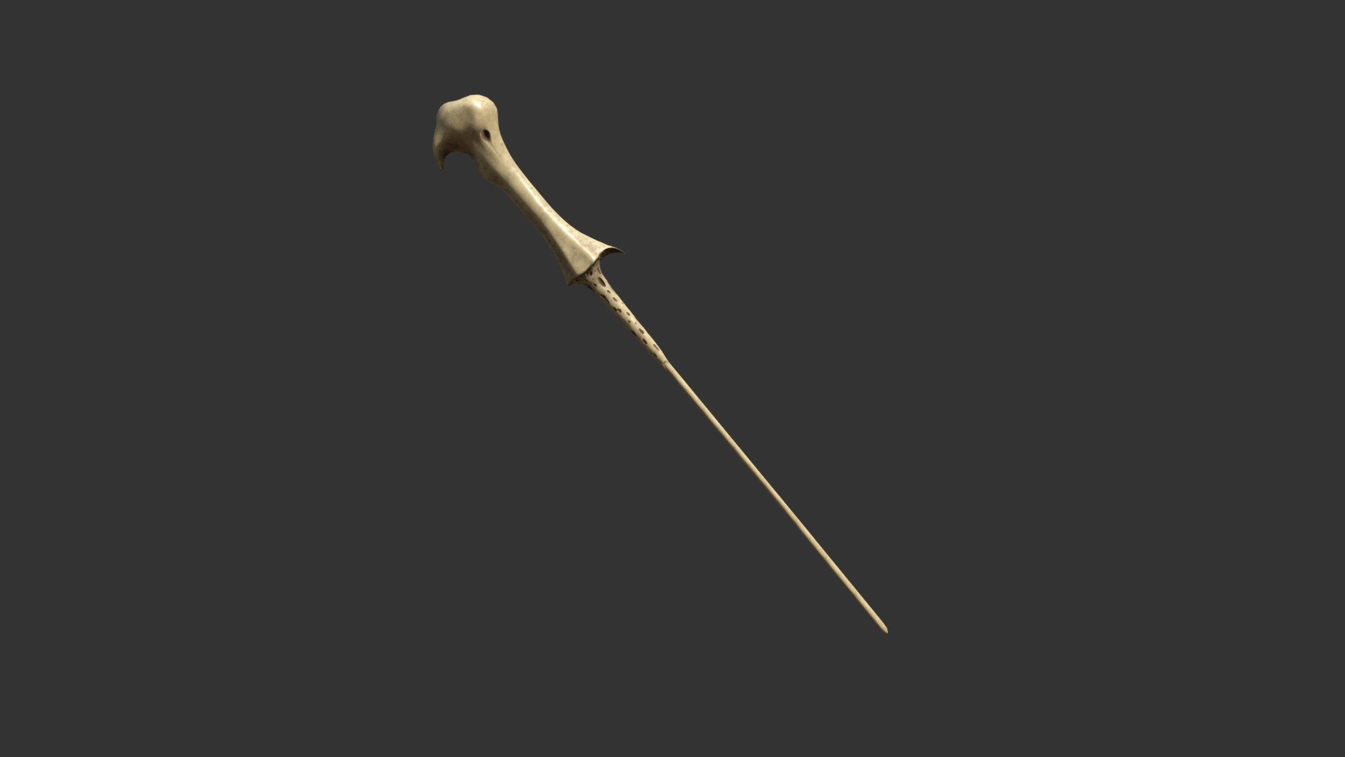 New 3D model! This time I did it using ZBrush and Substance Painter 2. Hope you like it! - Voldemort's wand - Buy Royalty Free 3D model by ivamargar 3d model