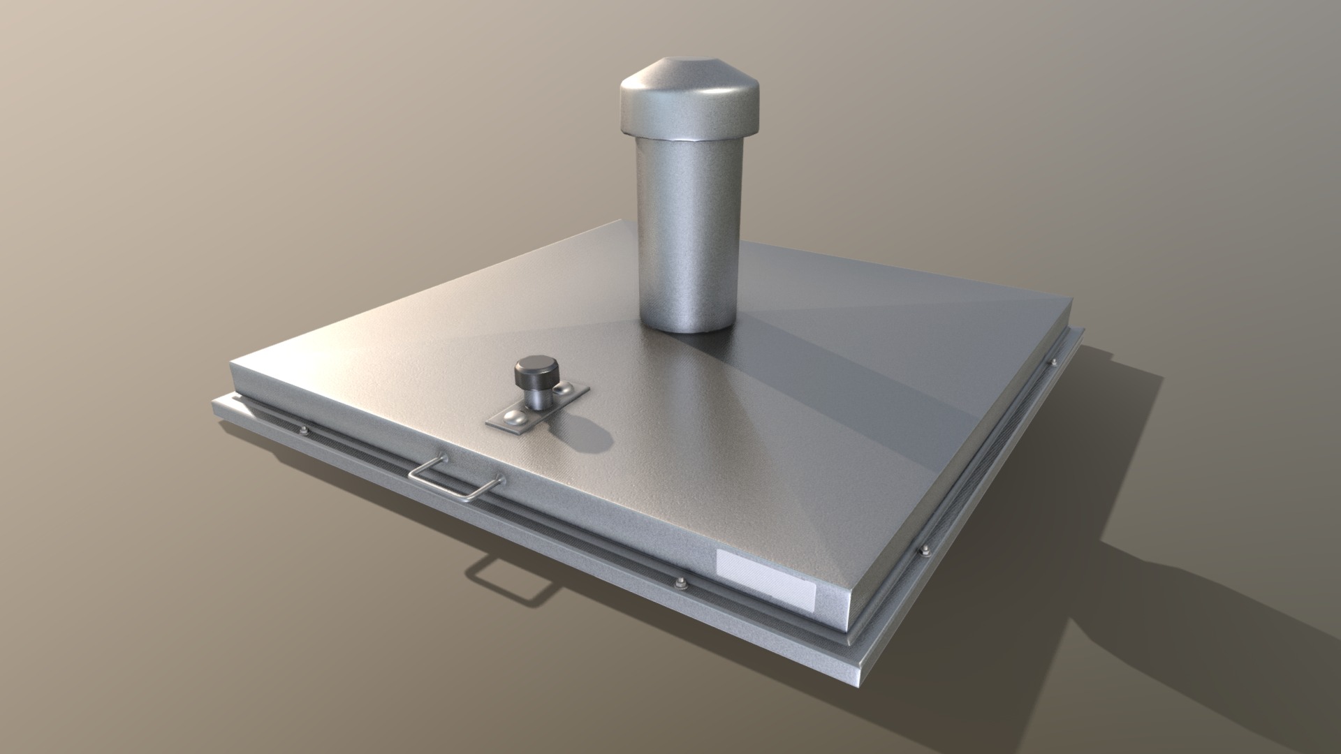 The low-poly version of the metal floor hatch.






high-poly version ( Vertices 576.4k ) 



Used Software:




Blender2.79b


 - Metal Floor Hatch Low-Poly - Buy Royalty Free 3D model by VIS-All-3D (@VIS-All) 3d model