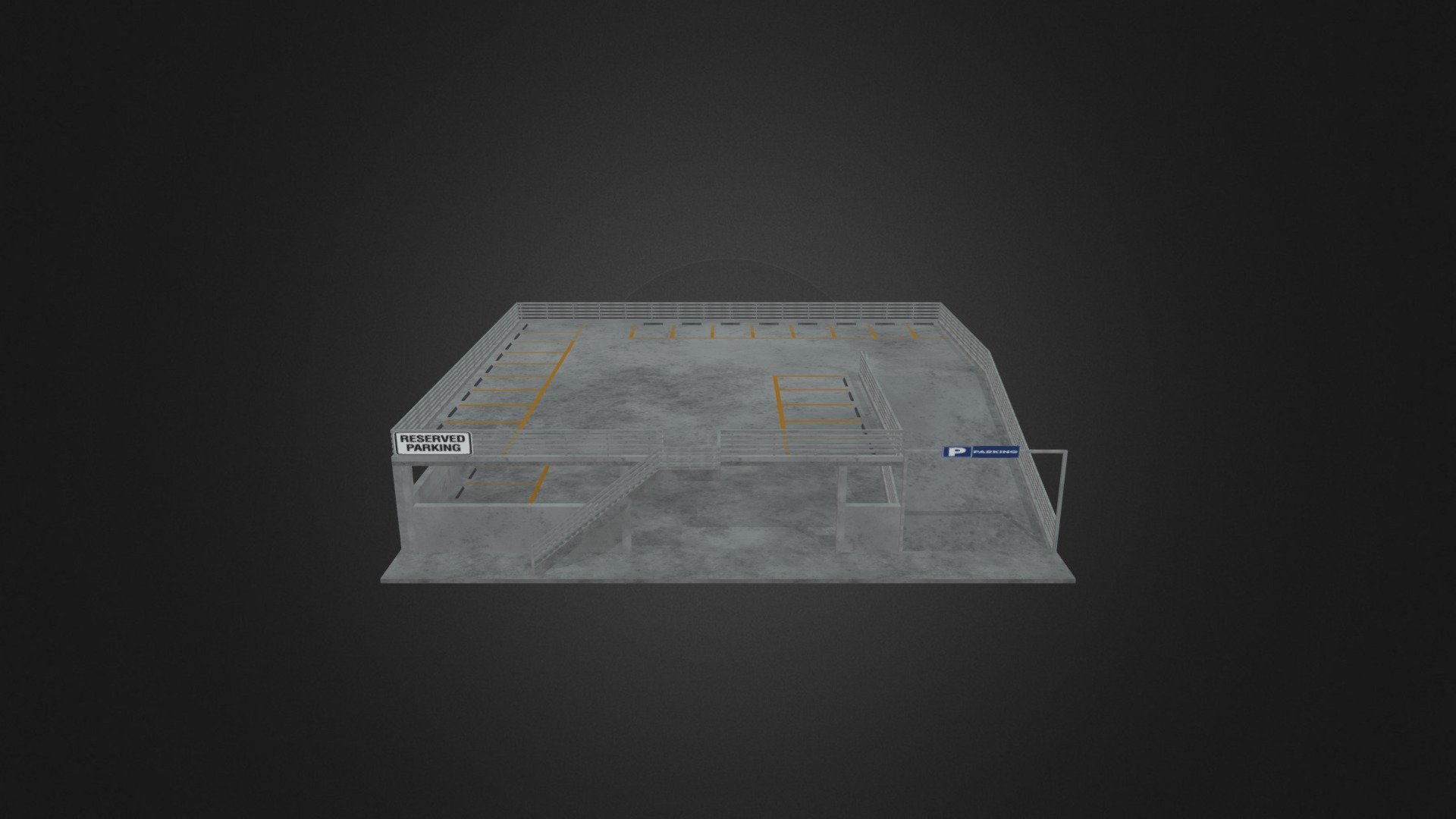 Car Parking Game Ready Assets - Download Free 3D model by Usama Chohan (@uchohan0007) 3d model