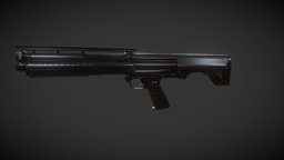 Kel-Tec KSG assault-rifle, kel-tec, weapon, military, shotgun, gun