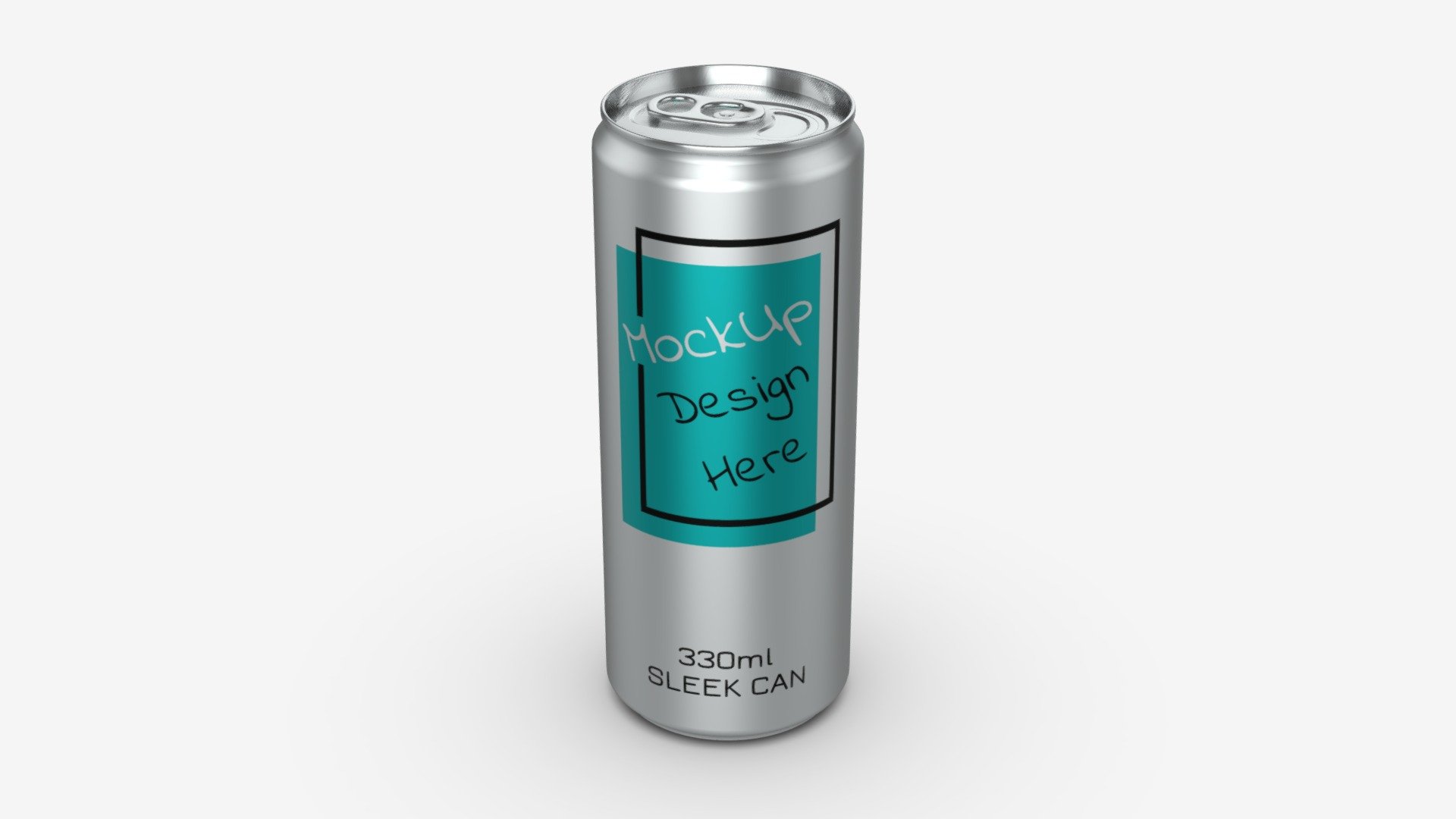 Sleek beverage can 330 ml 11.15 oz - Buy Royalty Free 3D model by HQ3DMOD (@AivisAstics) 3d model