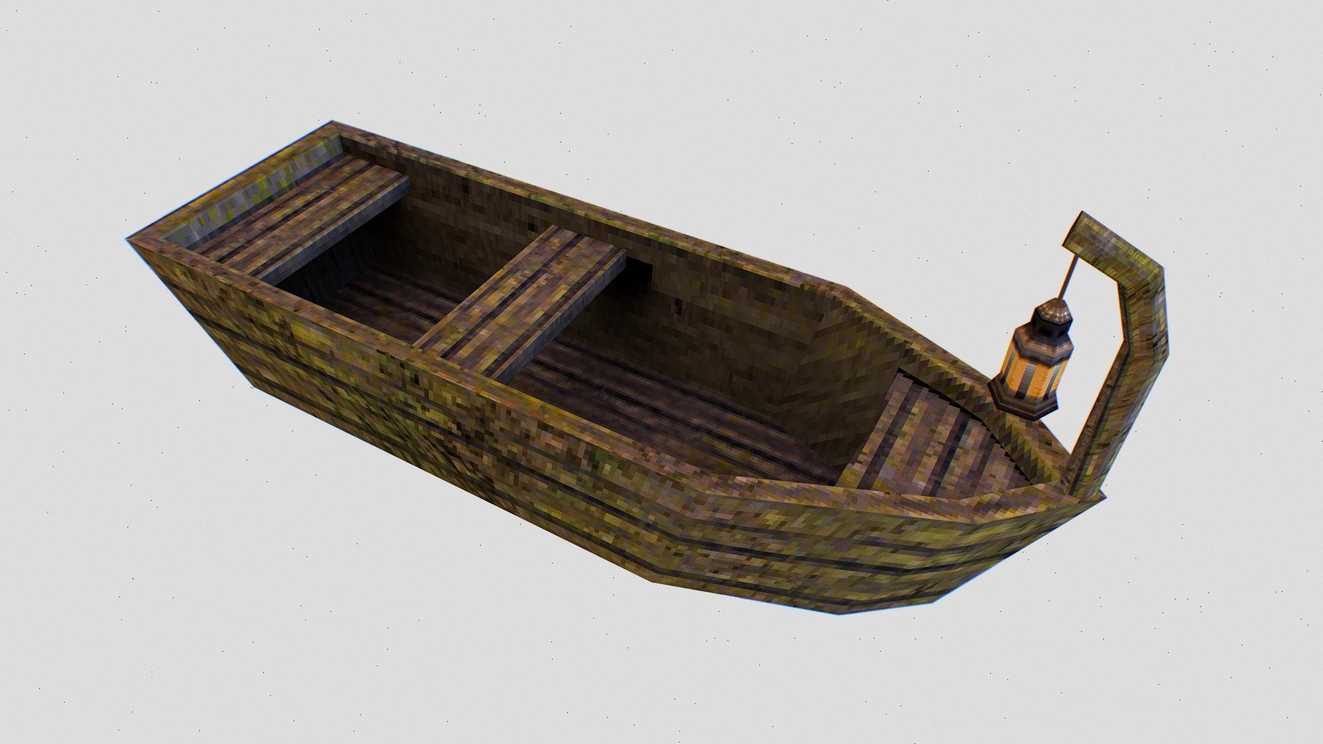 A  boat with the lantern

Designed for retro inspired projects or mobile games.

My YouTube channel where I document my game dev journey - https://www.youtube.com/@AaronMYoung
Contact me on - Aaronmyoung94@gmail.com - PS1 Style Asset - Boat - 3D model by AaronMYoung 3d model