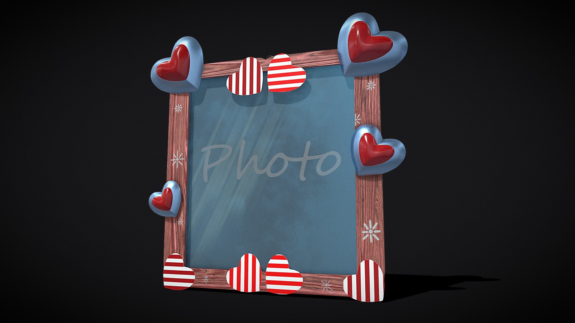 Valentines Hearts Picture Frame
VR / AR / Low-poly
PBRapproved
GeometryPolygon mesh
Polygons6,287
Vertices6,330
Textures 4K PNG - Valentines Hearts Picture Frame - Buy Royalty Free 3D model by GetDeadEntertainment 3d model