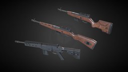 HK SL7 Rifle rifle, sporting, carbine, hunting, hk, 770, 762x51, sl7, noai, hk770