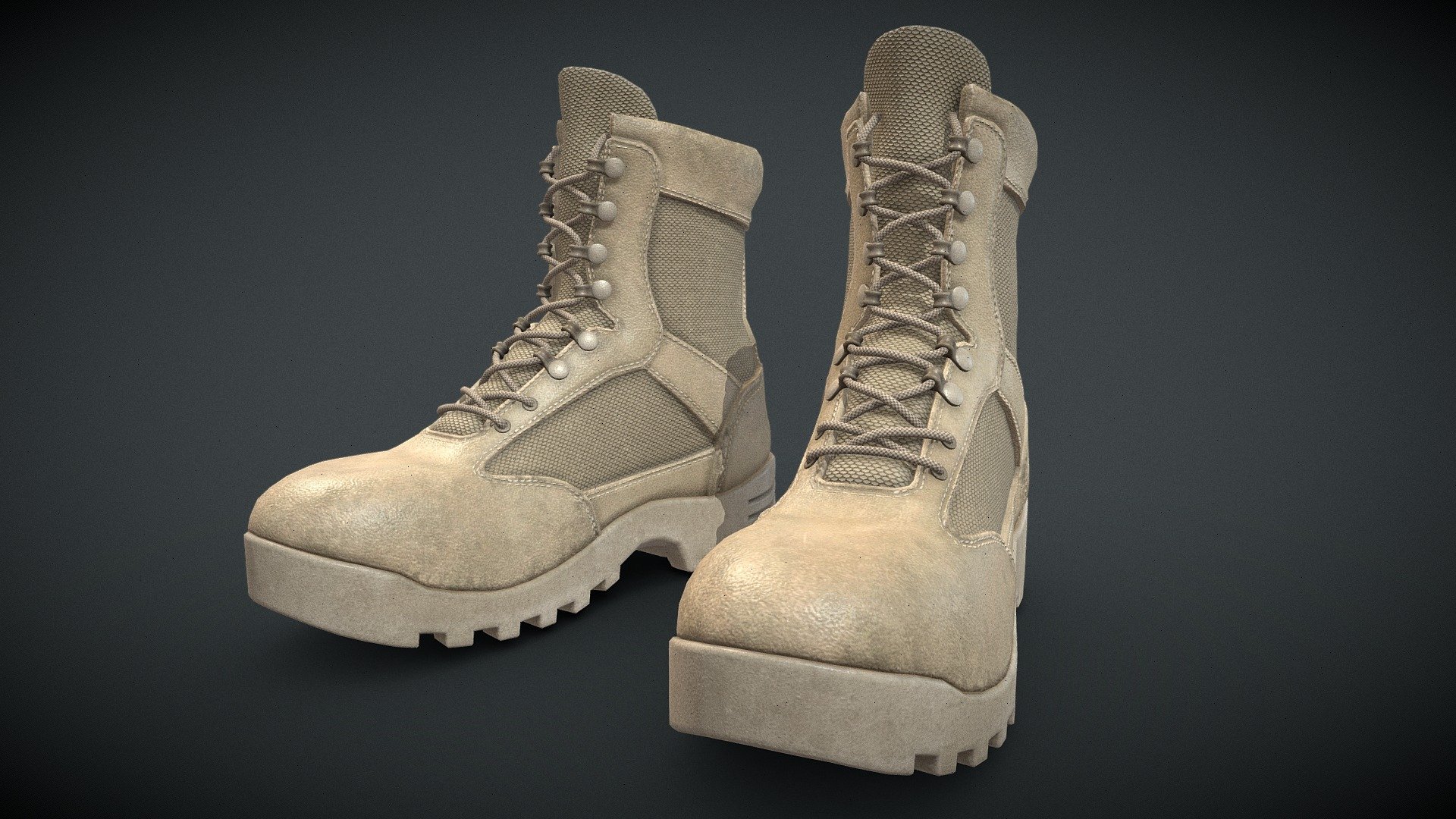 High-quality textures

Texture Size: 4096x4096 / 2048x2048

UV Map:

.BaseColor

.Metallic

.Roughness

.Height

.Normal - Military/Tactical Boots - 3D model by Neslihan Çakmak (@neslihancakmak) 3d model