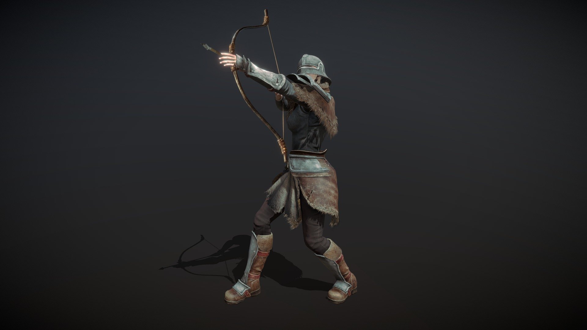 This is a female archer made in blender. She is  holding  a bow and arrow in an iconic pose.

This model is made available for free to everyone.

Anyone can use it in any project.

See my NFT collection https://opensea.io/collection/microworldofficial - Archer - Download Free 3D model by TheJagStudio 3d model