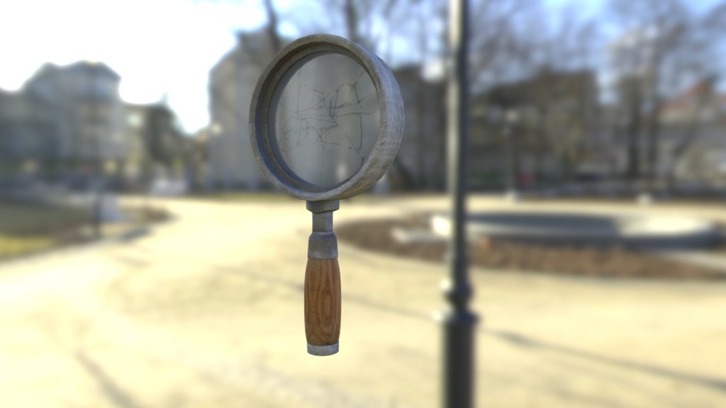broken medieval magnifying glass. (not really magnifying)
someday, i will reupload it, with really magnifying - loop/magnifying glass - Download Free 3D model by bachtiar (@bachtiardwi04) 3d model