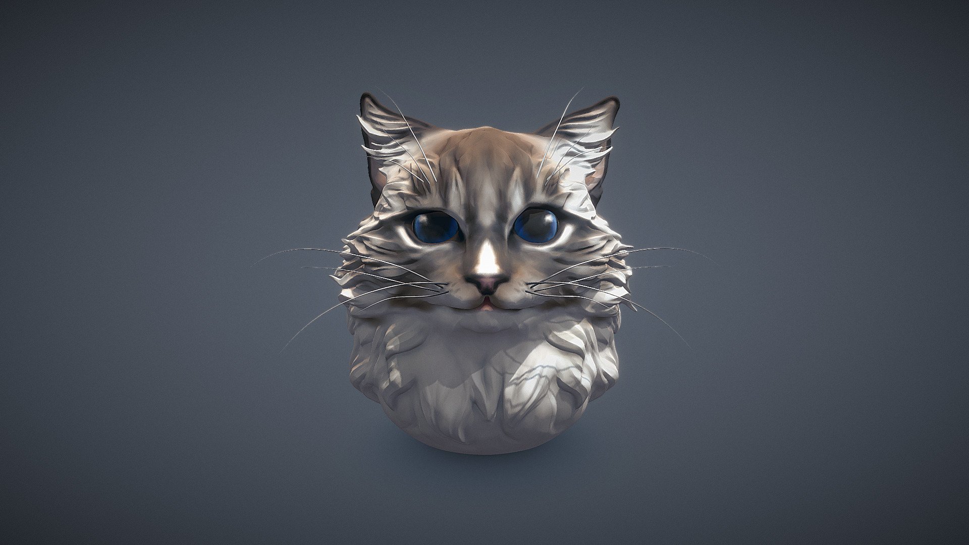 I just wanted to model my cat. c: - Imagine cat - Download Free 3D model by nonlly 3d model