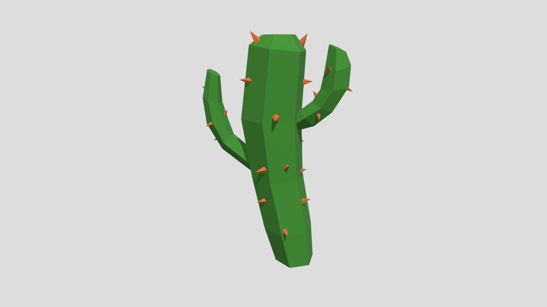 &ldquo;Introducing the Cactus, a stunning lowpoly model from &ldquo;PolyNature - Low Poly Nature Asset Pack
