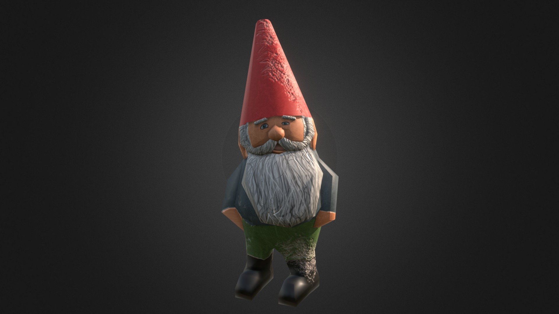 Oh hai, it's a me Gnome 3d model