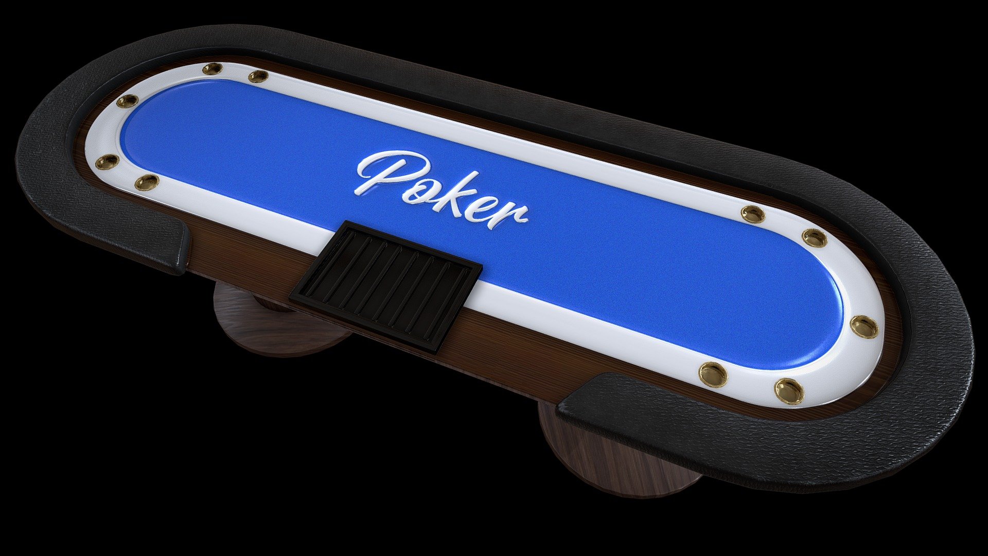 Poker Table - Poker Table - 3D model by Ravi Jangid (@ravijangid.rv) 3d model