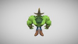 Cactus plant, cactus, lowpoly, characters, characterdesign, funnycharacters