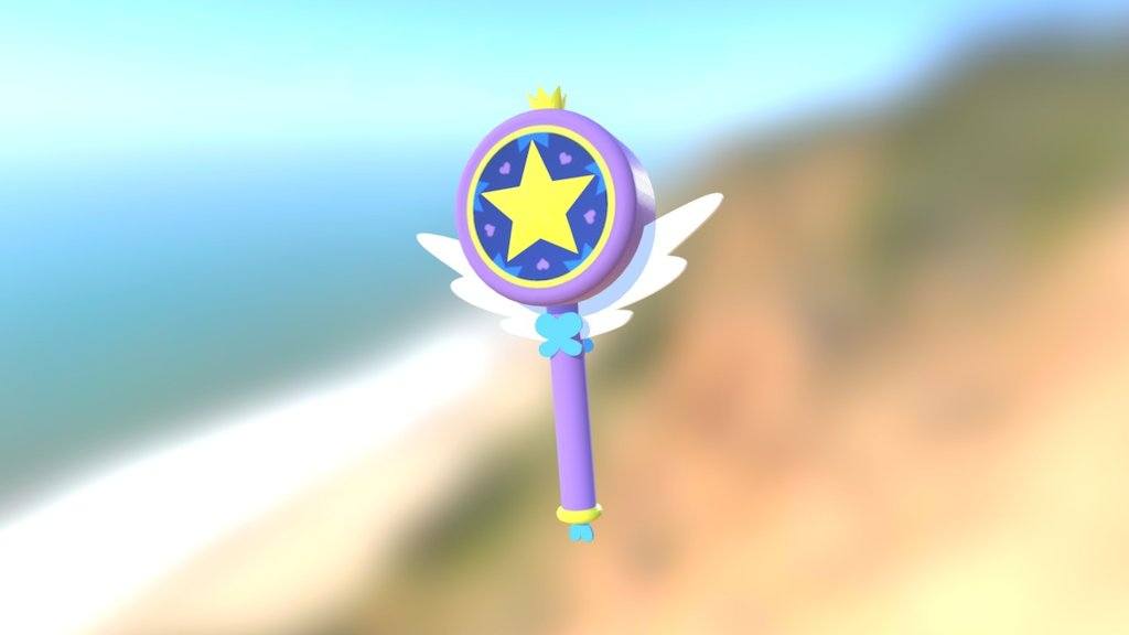 This magic wand Star Butterfly from the animated series Star vs the Forces of Evil produced by Disney.

Model has been created in Cinema 4D R17

Model has been textured in Photoshop CS6 - Star Magic Wand - Download Free 3D model by III_OrilaS_III 3d model