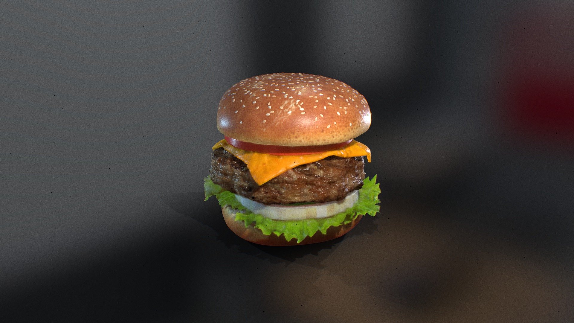 It is a 3d model of Humburger for using as fastfood item. It is can be used as a delicacy for decoration in games and many other render scenes. This model is created in 3ds Max and textured in Substance Painter. This model is made in real proportions. High quality of textures are available to download. Maps include - Base Color, Normal, Metallic, AO and Roughness Textures 3d model