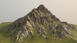 Rocky Mountain landscape, grass, hill, mountain, island, cliff, nature, beautiful, game-ready, rockart, unrealengine4, hills, island-low-poly-model, cliffside, rocky-mountains, unrealengine4-unity5, pbr-game-ready, pbr-materials, cliff-rock, game, blender, gameasset, rock, mountains-landscape, rocky-landscapes