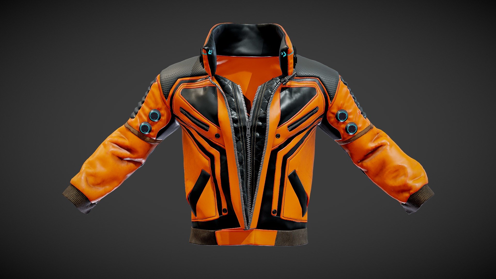 cyberpunk jacket - Buy Royalty Free 3D model by shah_max 3d model