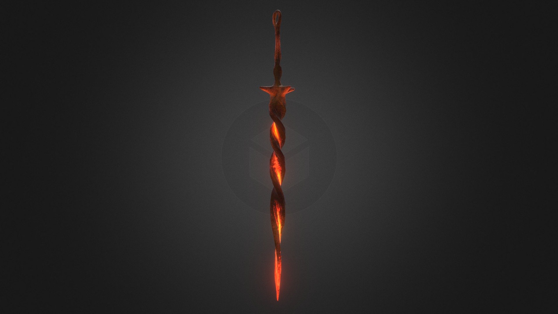 Sword missing from the shrine bonfire. The only function the Coiled Sword serves is to ignite the bonfire located at the Firelink Shrine.

Modeled in Blender, textured in Substance Painter 3d model