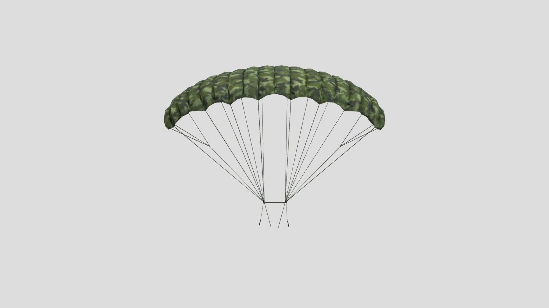 Parachute Free Fire - 3D model by Mubarak Elsadig (@Mubarak_Elsadig) 3d model