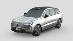 Volvo EX90 wheel, modern, power, vehicles, cars, suv, drive, vw, volvo, ev, crossover, electric-vehicle, low-poly, vehicle, low, poly, design, futuristic, car, city, electric, ex90, volvo-ex90, noai