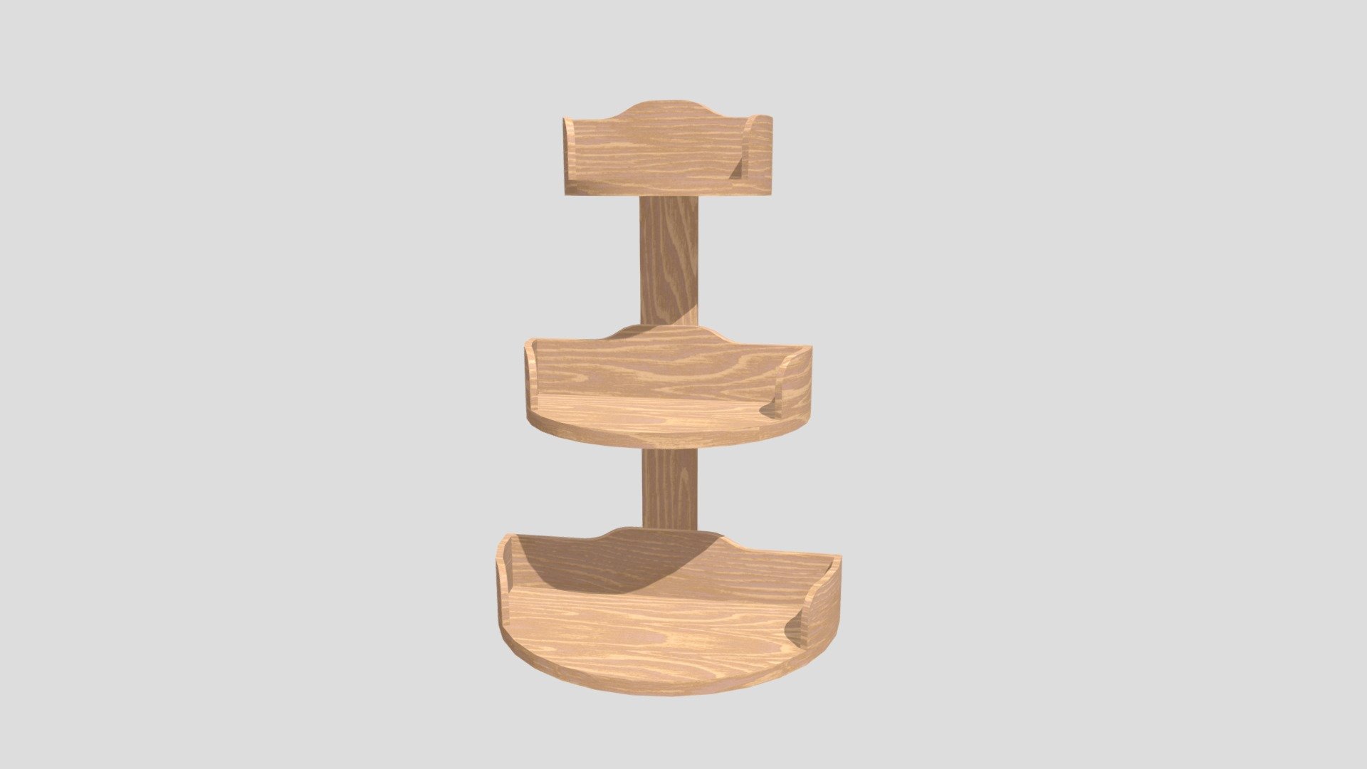 a wooden kitchen shelf made for &ldquo;House Flipper