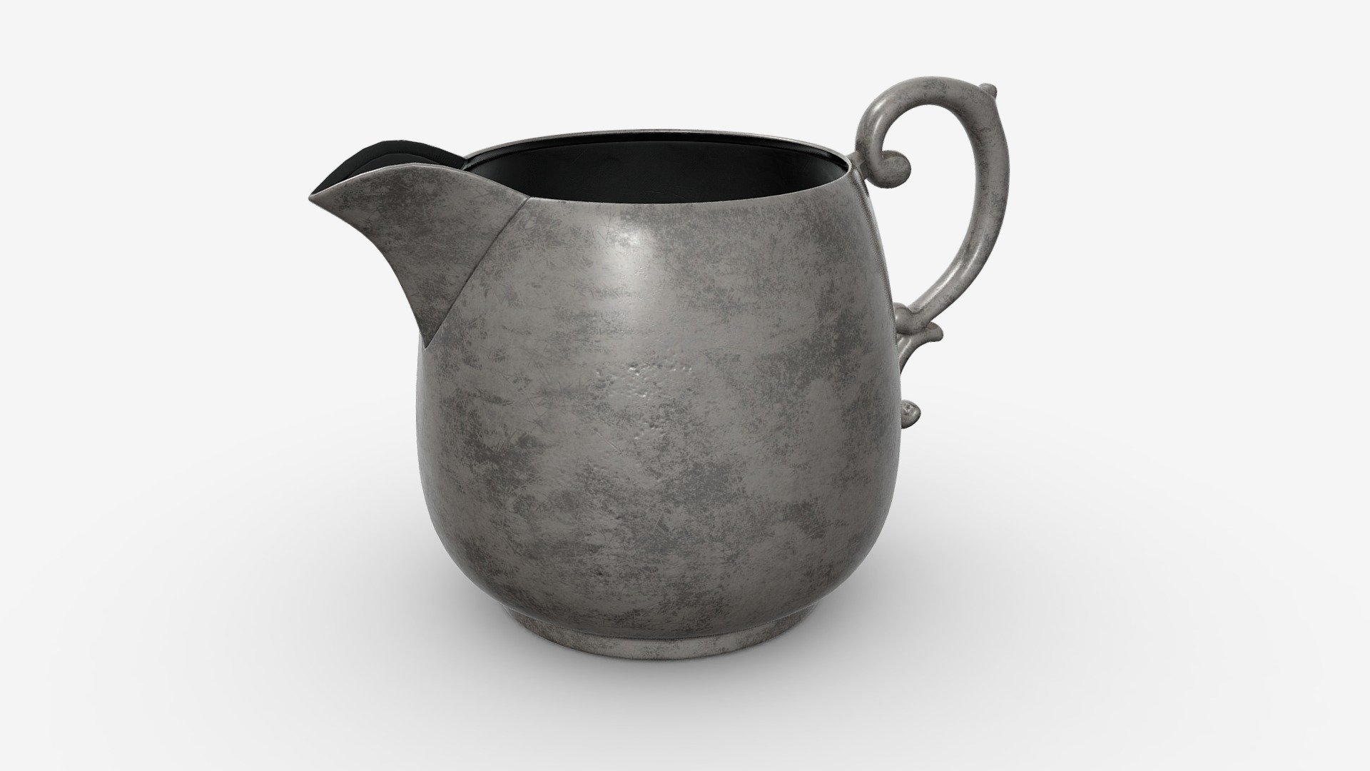 Old Metal Creamer - Buy Royalty Free 3D model by HQ3DMOD (@AivisAstics) 3d model