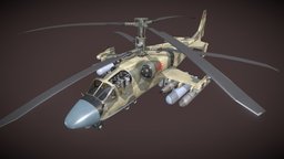 Kamov Ka-52 "Alligator" Camo Complex Animation rotor, soviet, b, camo, russian, attack, russia, aircraft, ussr, camouflage, airforce, alligator, kamov, hokum, ka, 52, ka-52, coaxial, helicopter, war, ka52, hokum-b
