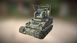 Monster Tank armor, army, wwii, boss, tank, battle, weapon, low-poly, asset, vehicle, lowpoly, military, fantasy, war