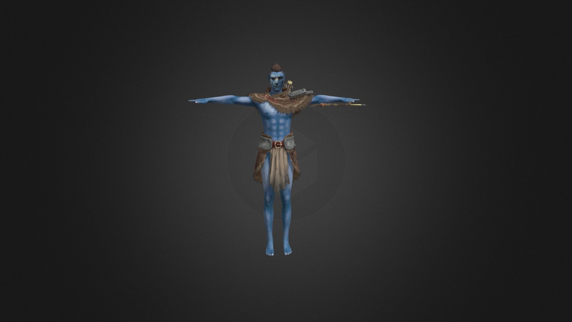 PERSONNAGE AVATAR - AVATAR - Download Free 3D model by pritoune 3d model