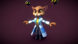 Psy Cat T1 cat, t1, psy, character, game, design