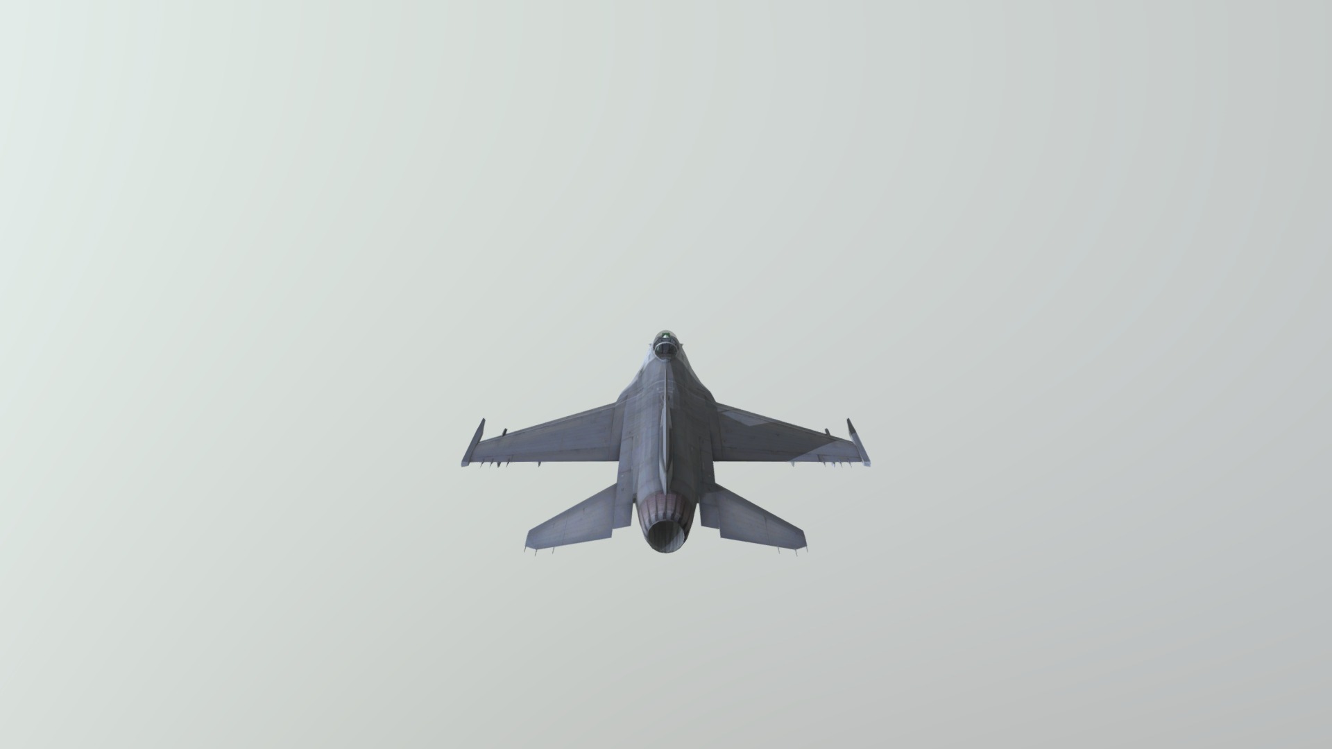 F-16 - No Annotations - 3D model by ihleonard 3d model