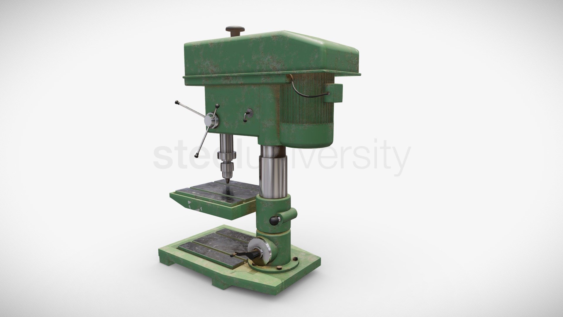 PR0464 Brench Drilling Machine - 3D model by steeluniversity 3d model