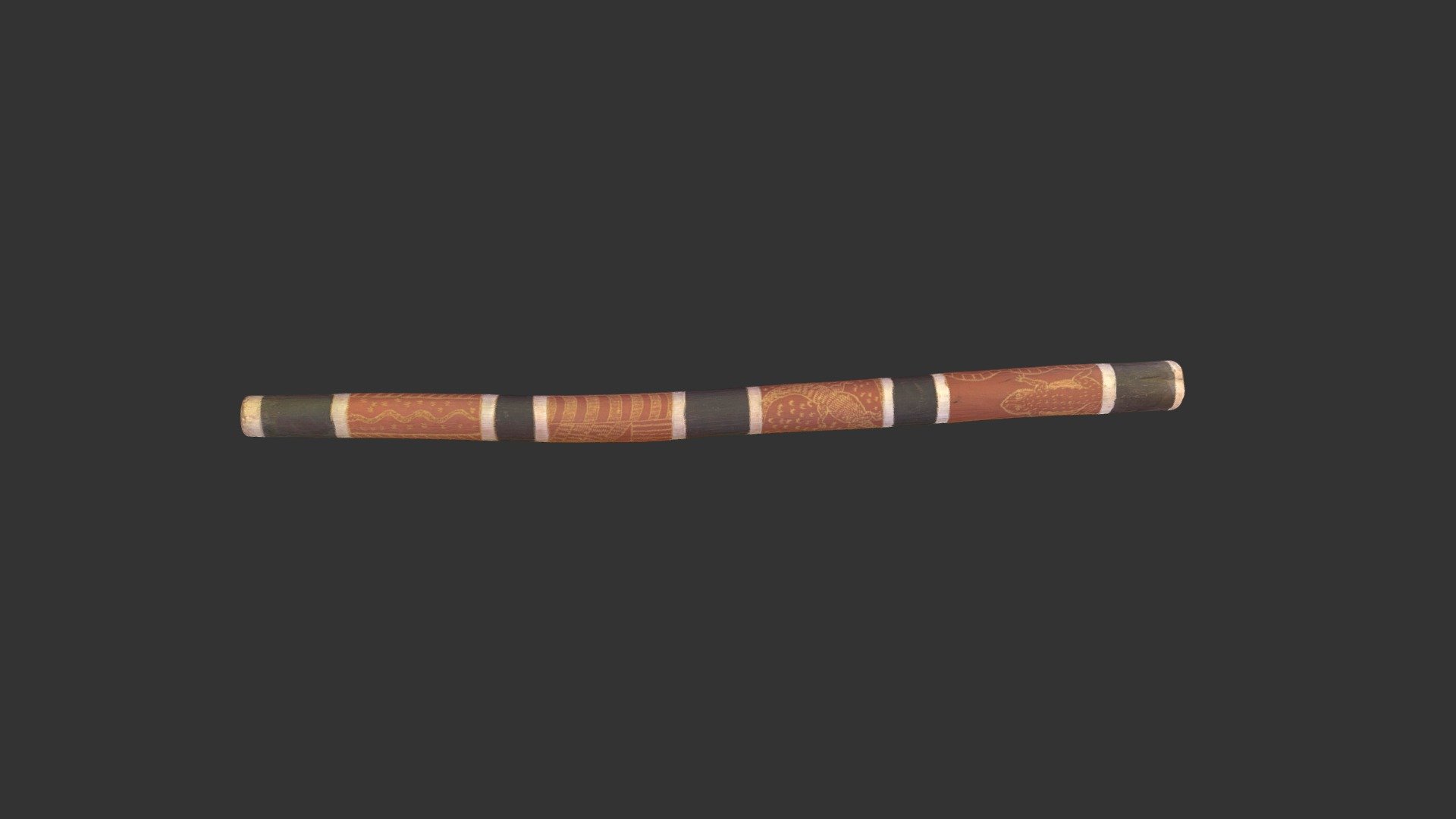 Australian, indigenous didgeridoo

WA Museum

3D reconstruction by Paul Bourke.

http://paulbourke.net
 - Didgeridoo - 3D model by Paul Bourke (@pbourke) 3d model