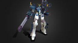 Gundam Heavyarms Custom (Endless Waltz) missiles, gatling, mecha, barton, endless, waltz, gundam, anime, wing, trowa