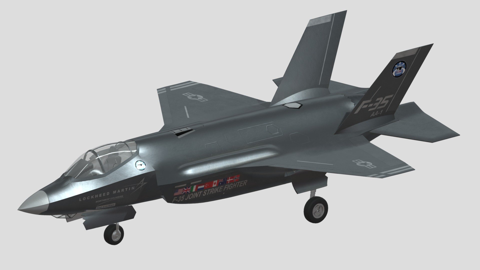 Hi, I'm Frezzy. I am leader of Cgivn studio. We are a team of talented artists working together since 2013.
If you want hire me to do 3d model please touch me at:cgivn.studio Thanks you! - Lockheed Martin F-35 Lightning II PBR Realistic - Buy Royalty Free 3D model by Frezzy (@frezzy3d) 3d model