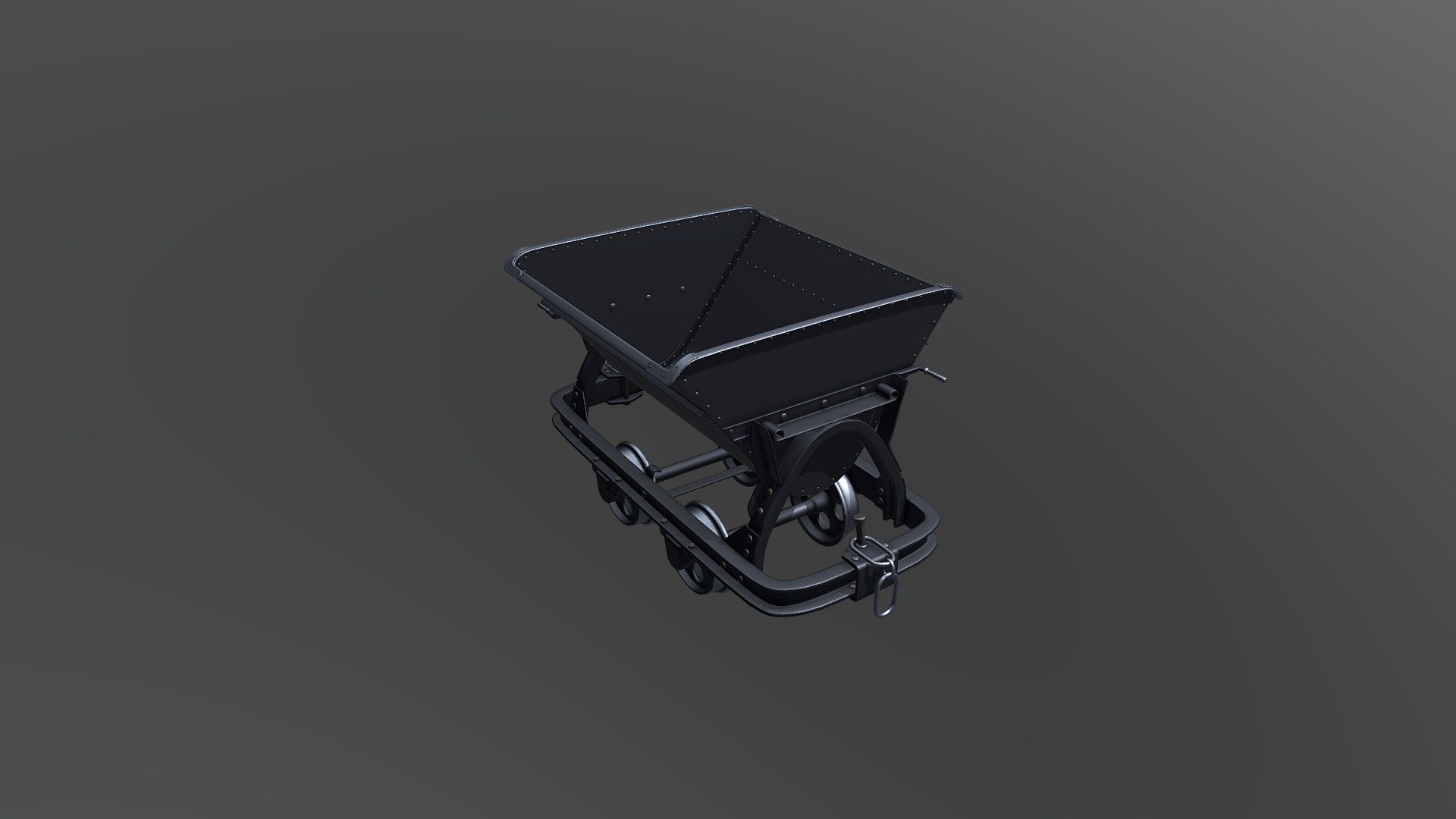 Mining Cart - Mining Cart - 3D model by mg53 3d model