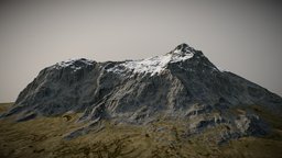 Snowy Mountain mountain, snowy, rock