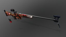 0.22 LR Biathlon rifle rifle, russia, biathlon, weapon, design