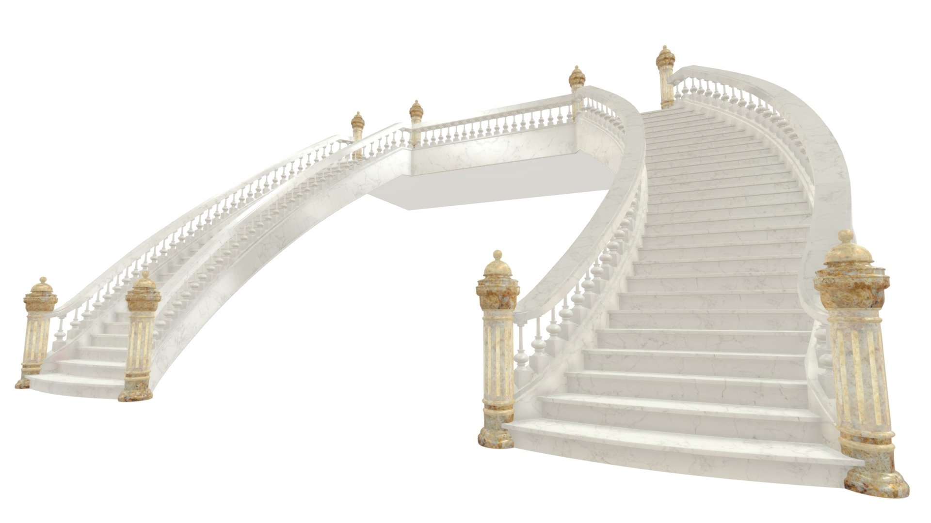 The best staircase for the interior of the hotel, hall&hellip; .
FBX file size : 3.52MB

Click on the link to see more models : https://sketchfab.com/GbehnamG/store

If you need customized 3d models , feel free to contact at: mr.gbehnamg@yahoo.com - Interior Classical Staircase Dec. 2020 - Buy Royalty Free 3D model by BehNaM (@GbehnamG) 3d model