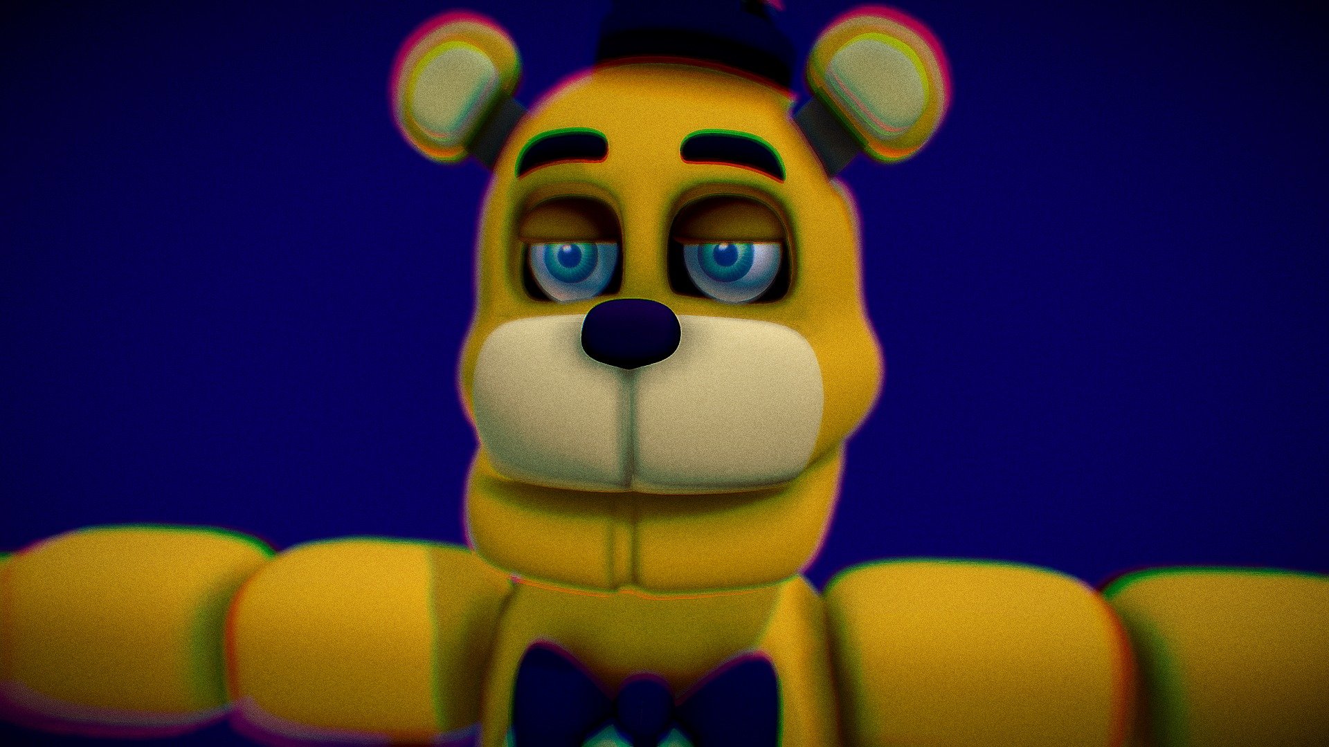 The rig on the eyes doesn't work so I made shape keys

Fbx and SFM release soon! :D

Made in Blender By Me - Stylized Fredbear Blender Release (Read Desc) - Download Free 3D model by W_P (@thecoolgamez78) 3d model
