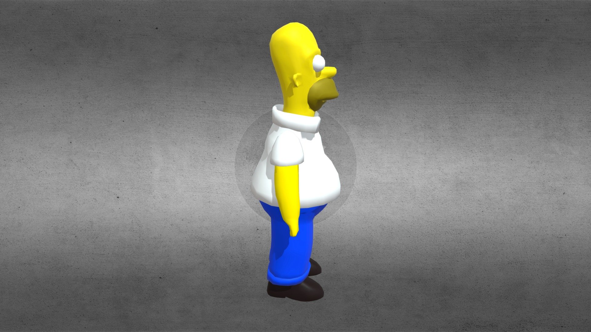 Homer Simpson - 3D model by olhakh 3d model