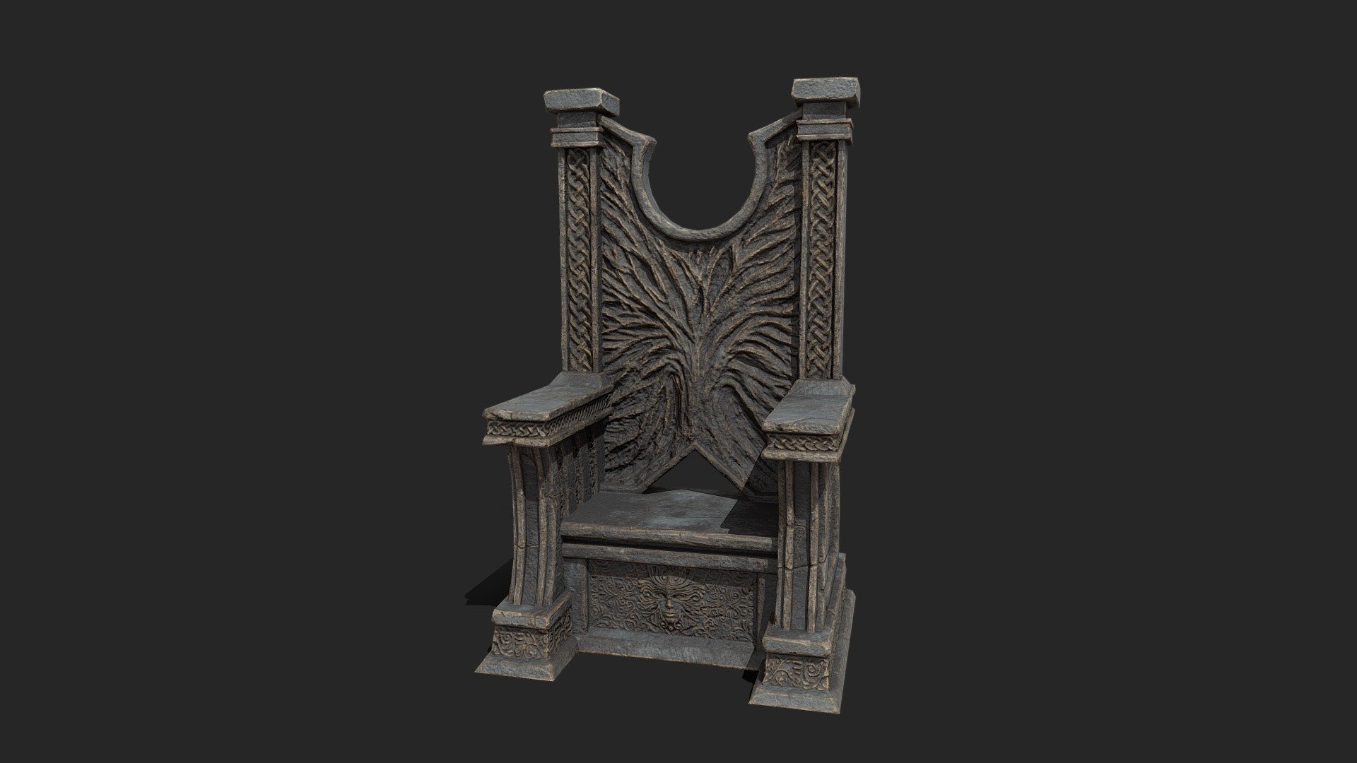 Stone throne

4096x4096 JPG texture

Textures include:

-Base Color

-Normal

-Roughness

-Metallic

-AO

Please comment or review if you like it 3d model