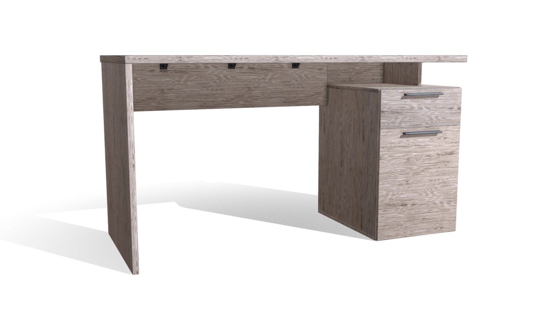 A simple, wooden, Ikea-style desk to put your computer on, or whatever else it is you do with a desk. This low-poly model features realistic, high-resolution 4k textures, that have been carefully refined to make the desk look like its real-life counterpart. The drawer and door are constrained in their location and rotation, so they can be easily animated. The model is perfectly to scale; you just hit append, and there it is, ready to be placed and animated.

 - Office Desk 140x60 - Download Free 3D model by AleixoAlonso 3d model