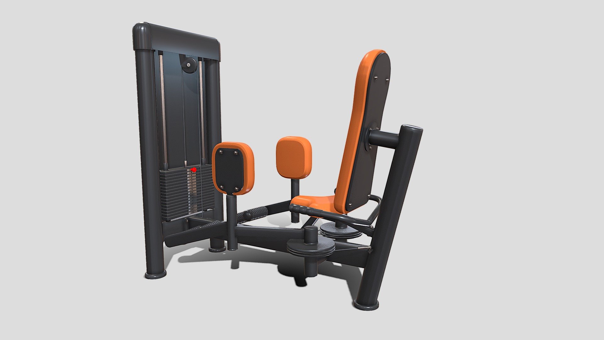 Gym machine 3d model built to real size, rendered with Cycles in Blender, as per seen on attached images. 

File formats:
-.blend, rendered with cycles, as seen in the images;
-.obj, with materials applied;
-.dae, with materials applied;
-.fbx, with materials applied;
-.stl;

Files come named appropriately and split by file format.

3D Software:
The 3D model was originally created in Blender 3.1 and rendered with Cycles.

Materials and textures:
The models have materials applied in all formats, and are ready to import and render.
Materials are image based using PBR, the model comes with four 4k png image textures.

Preview scenes:
The preview images are rendered in Blender using its built-in render engine &lsquo;Cycles'.
Note that the blend files come directly with the rendering scene included and the render command will generate the exact result as seen in previews.

General:
The models are built mostly out of quads.

For any problems please feel free to contact me.

Don't forget to rate and enjoy! - Abductor Machine - Buy Royalty Free 3D model by dragosburian 3d model