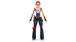 Low Poly Woman Engineer instrument, instruments, people, tools, master, hipster, tattoo, redhead, clothes, engineer, makeup, designer, worker, jeans, slim, woman, beautiful, builder, casual, tattoos, breasts, overalls, jumpsuit, girlmodel, dreadlocks, denim, make-up, girl-cartoon, constructor, girlcharacter, casual-clothes, employee, technician, womenswear, girl, labourer, casualwear, envelopes, laborer, "handywomen", "workable"